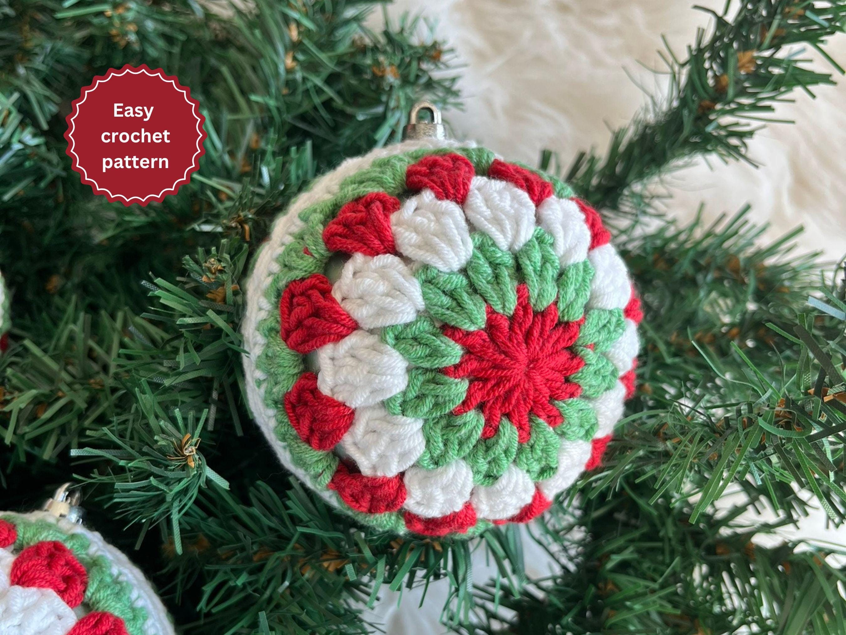 Gonna Albero Natale 122cm - Copribase Lavorata A Maglia 3D - Foto 4