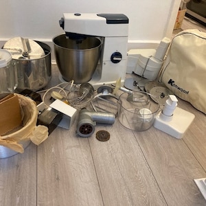 Vintage Kenwood Major 707A food mixer & processor with accessories