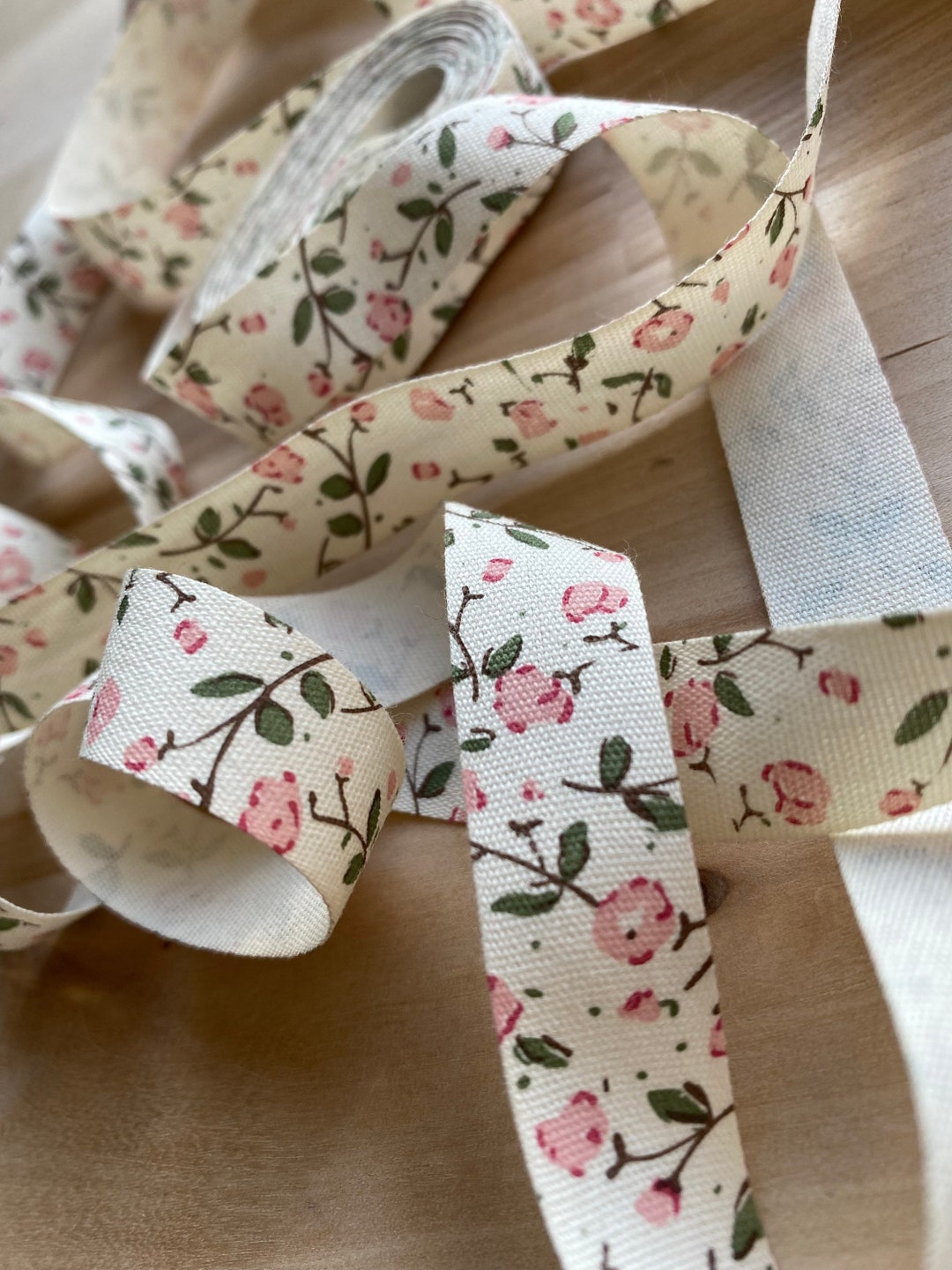 Flower Ribbion Cotton Ribbon, Flower Ribbon, Floral Pattern, Craft, DIY - Etsy