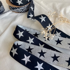 Sterrenlint, glitterlint, jacquardlint, singelband, knutselen, doe-het-zelf
