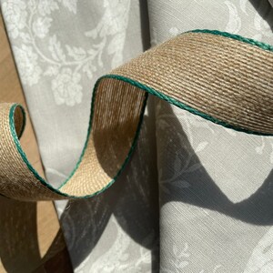 Ruban de jute, ruban de 3,5 cm de large, artisanat, accessoires de bricolage