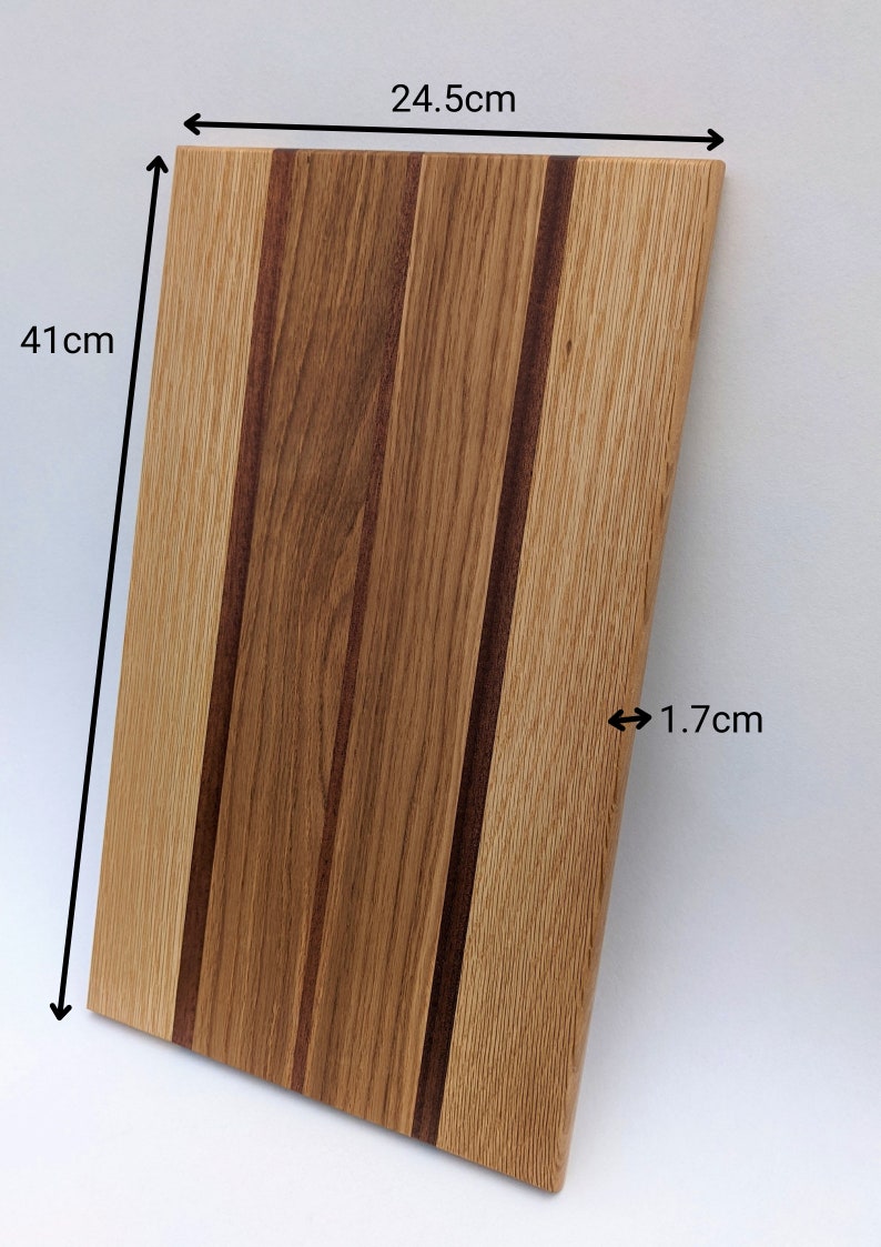 Oak and Sapele Chopping Board