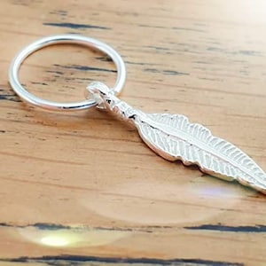 925 Sterling Silver Feather Cartilage Earring- Silver Tribal Helix Hoop piercing Feather Jewelry