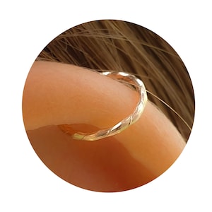 20 Gauge 14k Gold Filled Helix Hoop 7 mm solid gold Hoop Earring, Helix piercing Earrings