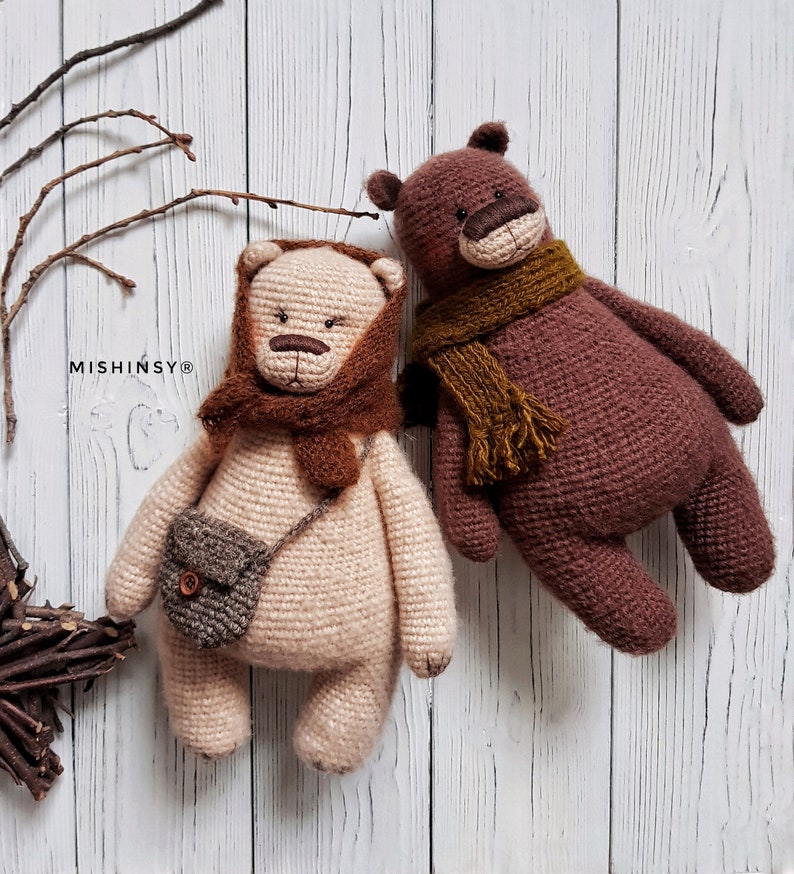 Crochet Bear PATTERN PDF in ENGLISH, Bear and She-Bear Crochet Pattern 2 in 1, Pattern by Mishinsy image 6