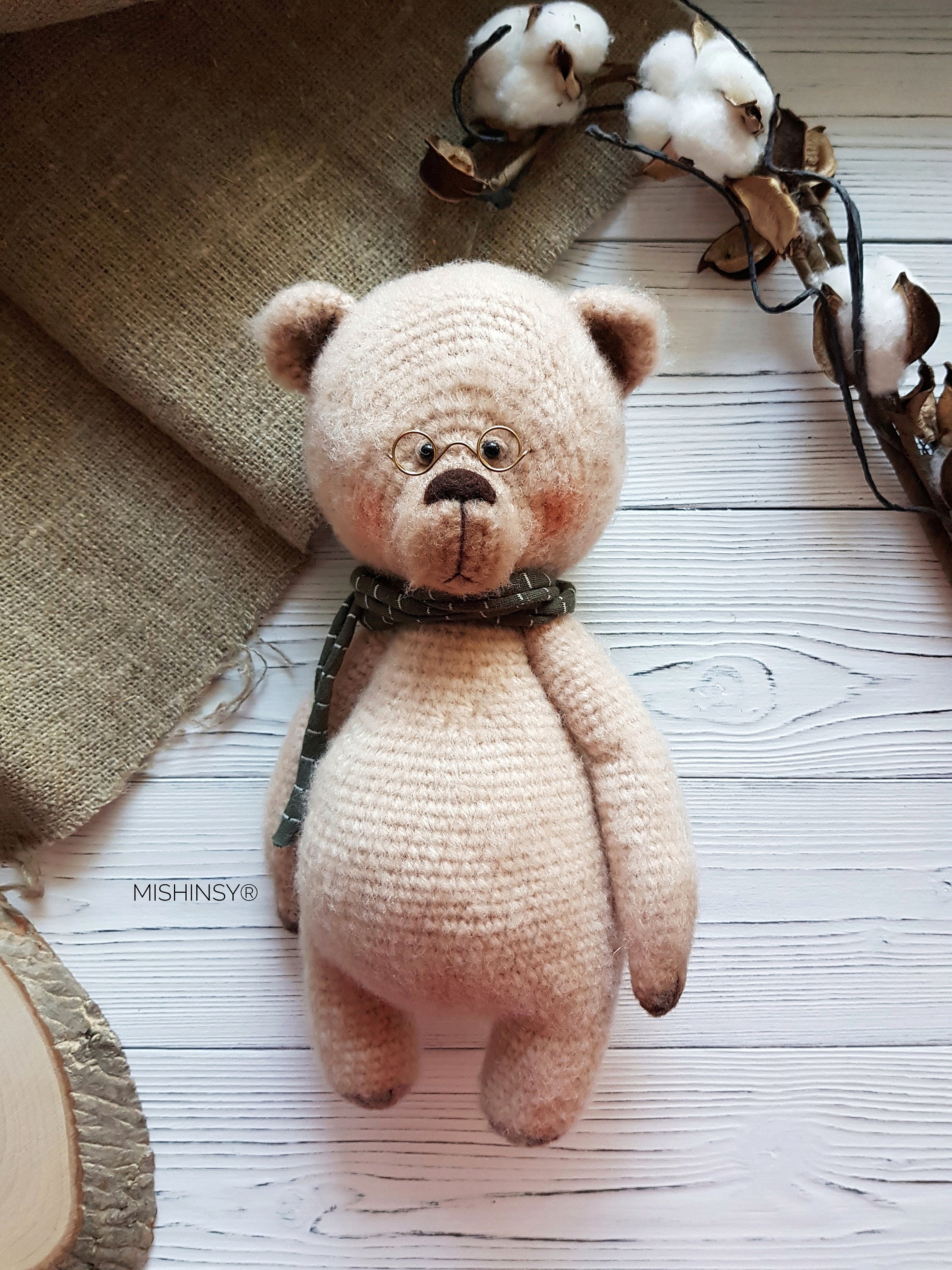 Amigurumi Teddy Bear Crochet Pattern (PDF) - Etsy