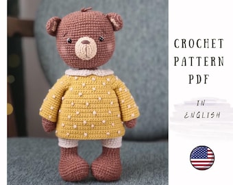 Amigurumi Crochet Bear Pattern PDF