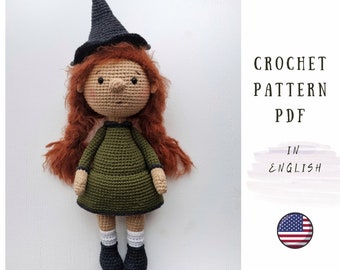 Patroon gehaakt poppetje: amigurumi tovenaar (pdf)