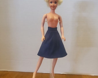 Barbie skipper clone LJN 1974 Navy officer original skirt bubble cut doll