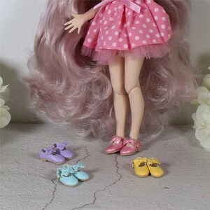 Neo Blythe Doll Vintage Bow Shoes image 6