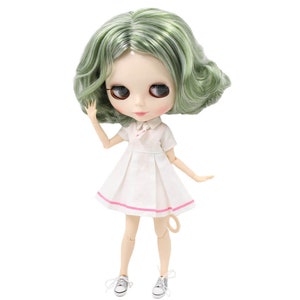 Nylah – Premium Custom Neo Blythe Doll with Multi-Color Hair, White Skin & Shiny Cute Face