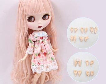 Jenifer – Premium Custom Neo Blythe Doll with Pink Hair, White Skin & Matte Cute Face