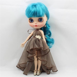 Neo Blythe Doll Chiffon Dress with Flower