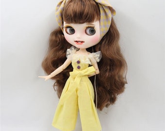 Neo Blythe Doll Stylish Jumpsuit with Hairband