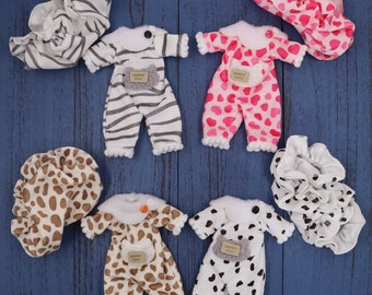 Neo Blythe Doll Animals Pajamas with Hat