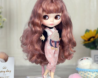 Norma – Premium Custom Neo Blythe Doll with Multi-Color Hair, White Skin & Shiny Cute Face