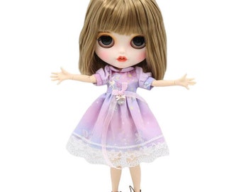 Harper – Premium Custom Neo Blythe Doll with Blonde Hair, White Skin & Matte Smiling Face