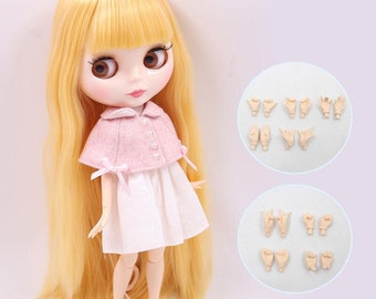 Honey – Premium Custom Neo Blythe Doll with Blonde Hair, White Skin & Shiny Cute Face