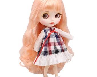 Poppy – Premium Custom Neo Blythe Doll with Pink Hair, White Skin & Matte Cute Face