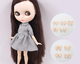 Heather – Premium Custom Neo Blythe Doll with Brown Hair, White Skin & Shiny Cute Face