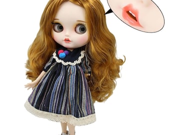 Journee – Premium Custom Neo Blythe Doll with Blonde Hair, White Skin & Matte Smiling Face