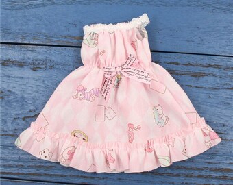 Neo Blythe Doll Airy Pink Bow Dress