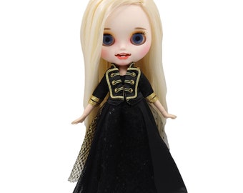 Paige – Premium Custom Neo Blythe Doll with Blonde Hair, White Skin & Matte Smiling Face