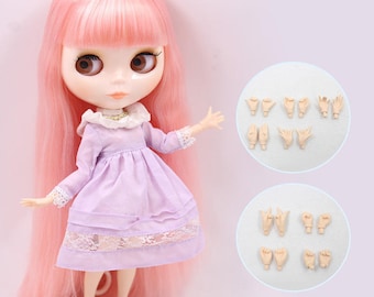 Iris – Premium Custom Neo Blythe Doll with Pink Hair, White Skin & Shiny Cute Face