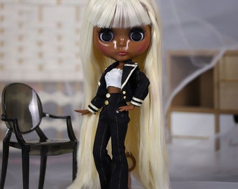 Neo Blythe Doll Denim Outfit