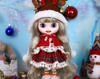 Neo Blythe Doll Christmas Costume