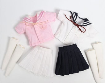 Neo Blythe Doll Sailor Suit School Uniform