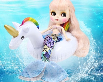 Neo Blythe Doll Fantasy Mermaid Cosplay Dress