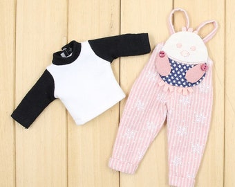 Neo Blythe Doll Jumpsuit With Shirt