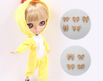 Jessie – Premium Custom Neo Blythe Doll with Blonde Hair, Tan Skin & Shiny Cute Face