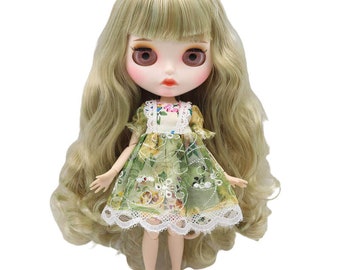 Alessandra – Premium Custom Neo Blythe Doll with Multi-Color Hair, White Skin & Matte Pouty Face