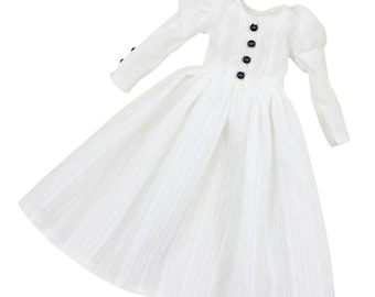 Neo Blythe Doll Elegant White Dress