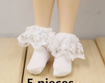 Neo Blythe Doll White Lace Socks