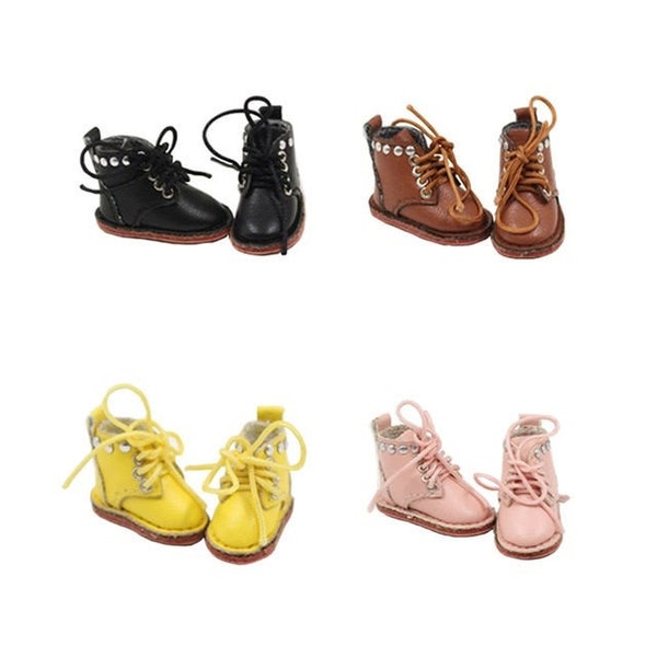 Neo Blythe Doll Stylish Leather Boots