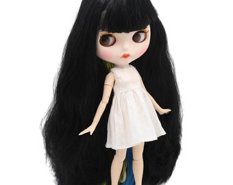 Whitley – Premium Custom Neo Blythe Doll with Multi-Color Hair, White Skin & Matte Pouty Face