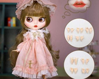 Justina – Premium Custom Neo Blythe Doll with Blonde Hair, White Skin & Matte Smiling Face