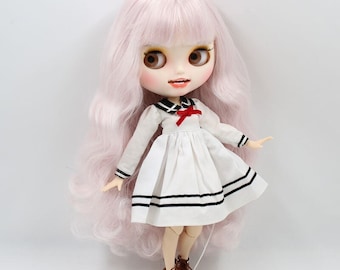 Neo Blythe Doll Elegant White Dress Dress