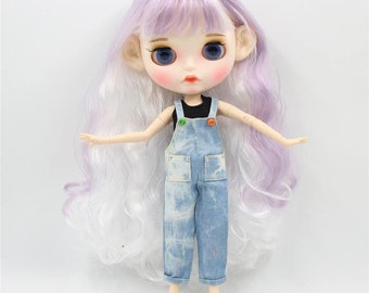 Kaylee – Premium Custom Neo Blythe Doll with Multi-Color Hair, White Skin & Matte Pouty Face