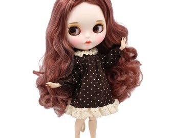 Karen  – Premium Custom Neo Blythe Doll with Multi-Color Hair, White Skin & Matte Pouty Face