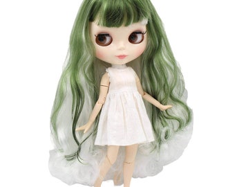 Sarai – Premium Custom Neo Blythe Doll with Multi-Color Hair, White Skin & Shiny Cute Face