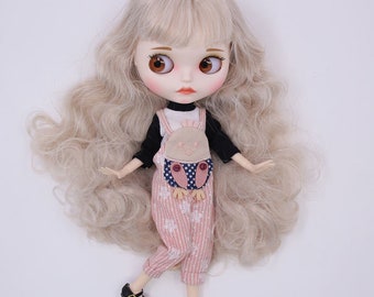 Brielle – Premium Custom Neo Blythe Doll with Pink Hair, White Skin & Matte Cute Face