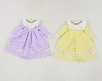 Neo Blythe Doll Yellow Purple Lace Dress