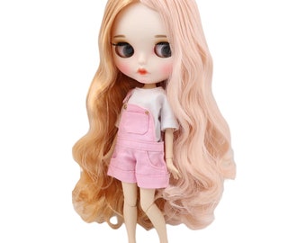 Unity – Premium Custom Neo Blythe Doll with Multi-Color Hair, White Skin & Matte Pouty Face