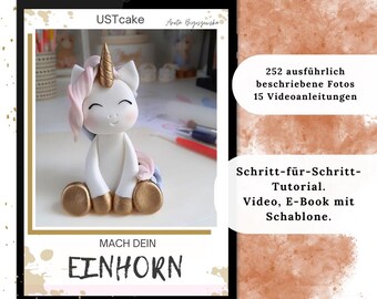 Tutorial de fondant para un rehkitz con rosenkranz hecho a mano. Videotutorial para una conversión de tortillas.