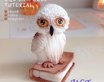 Fondant Eule Cake Topper Anleitung: Waldtiere Kuchen (Digitaler Download)