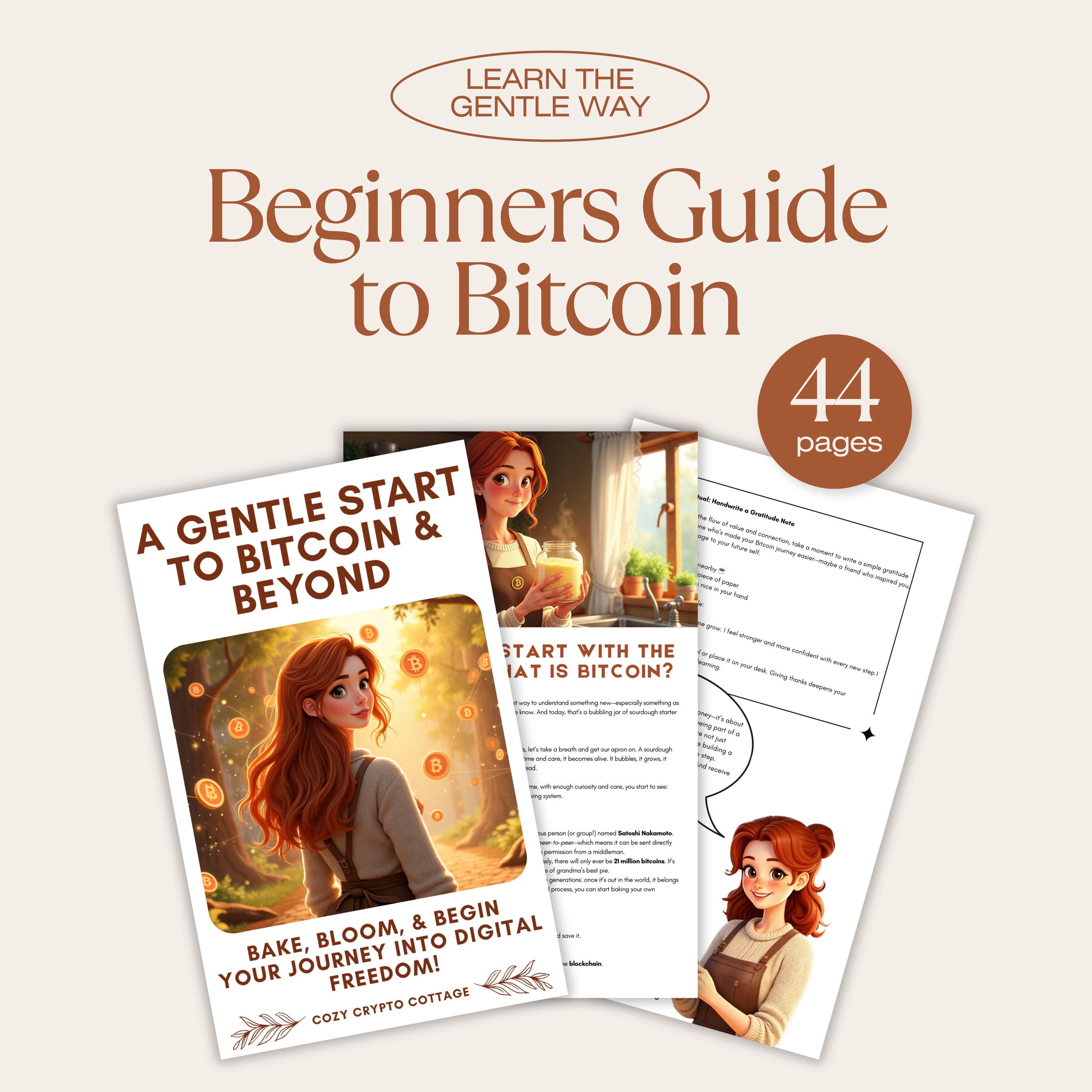 ビットコイン初心者ガイド - ビットコインを学ぶための優しいガイド | コテージコア暗号 | 自給自足と財務 | 居心地の良いコテージの雰囲気 |  BTC